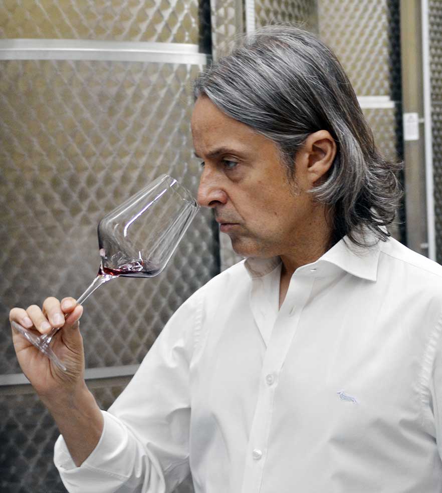 Andrea Paglietti. Degustazione vini rossi